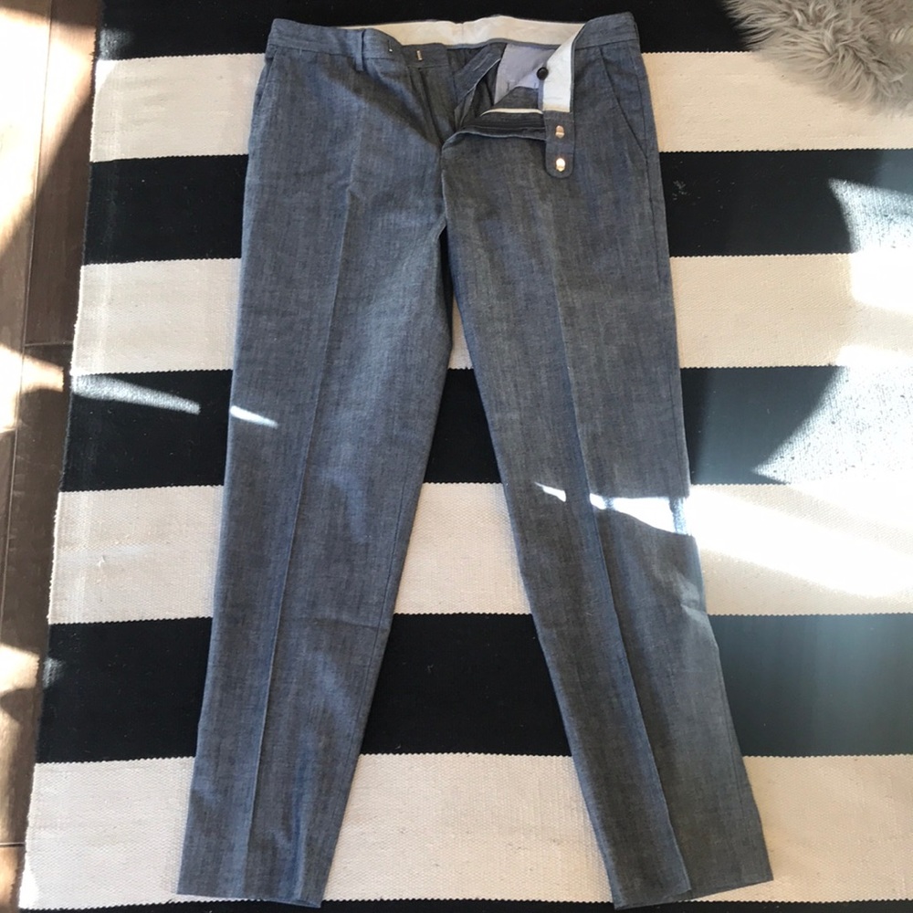 J crew men’s chambray pant
